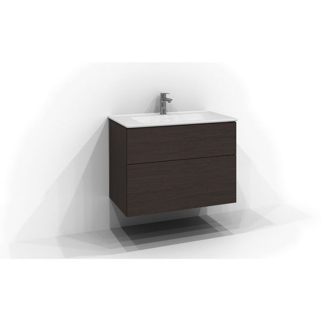 Allaskaappi Svedbergs Poem, 80x45 cm, 2 laatikkoa, tumma saarni