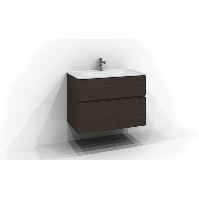 Allaskaappi Svedbergs Poem Profiili, 80x45 cm, 2 laatikkoa, tumma saarni