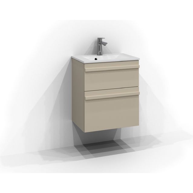 Allaskaappi Svedbergs Poem, 60x35 cm, 2 laatikkoa, integroitu vedin, sand