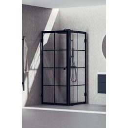 Suihkunurkka Svedbergs 180° Rista 800x800mm 1 ovi musta kehys