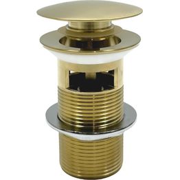 Pohjaventtiili Svedbergs, pop-up, harjattu messinki