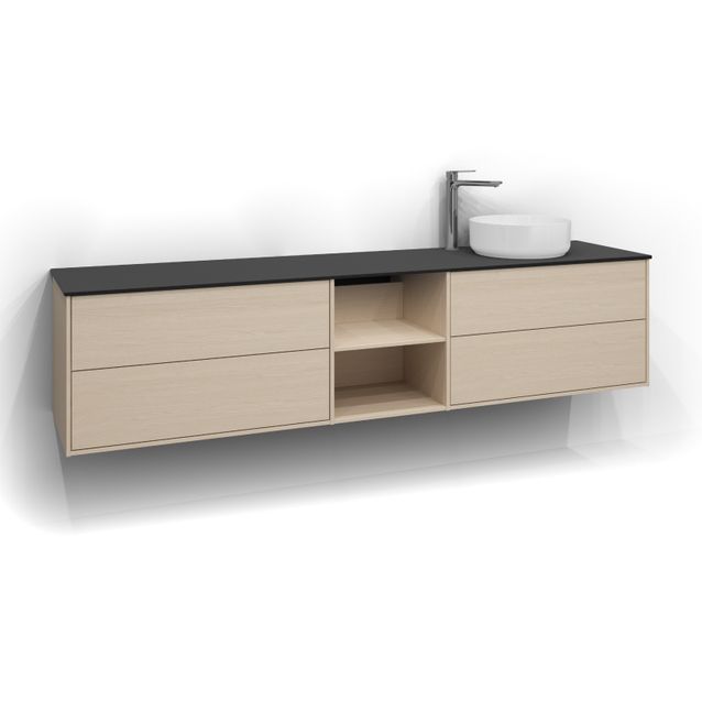 Allaskaappi malja-altaalla Svedbergs Epos 200x45 cm oikea 2+0+2 ltk push open eri vaihtoehtoja