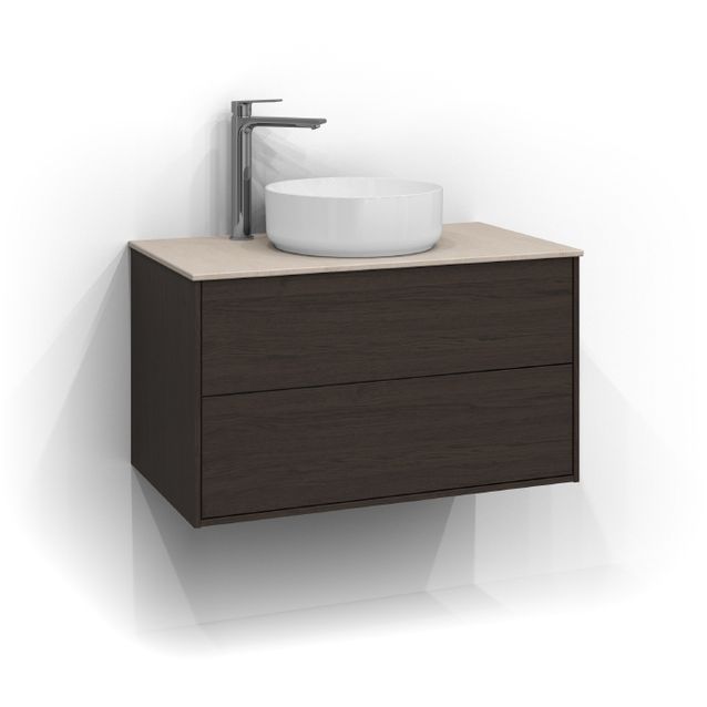 Allaskaappi malja-altaalla Svedbergs Epos 80x45 cm 2 ltk push open eri vaihtoehtoja