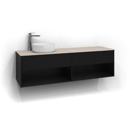 Allaskaappi malja-altaalla Svedbergs Epos Rand 160x45 cm vasen 1+1 ltk push open eri vaihtoehtoja