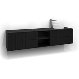 Allaskaappi malja-altaalla Svedbergs Epos Rand 200x45 cm oikea 2+0+2 ltk eri vaihtoehtoja