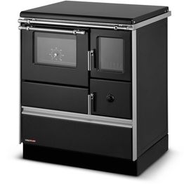 Puuliesi SVT Alfa 70 LUX lasiovella, 6,3 kW, 65 m2, hormilähtö vasemmalla