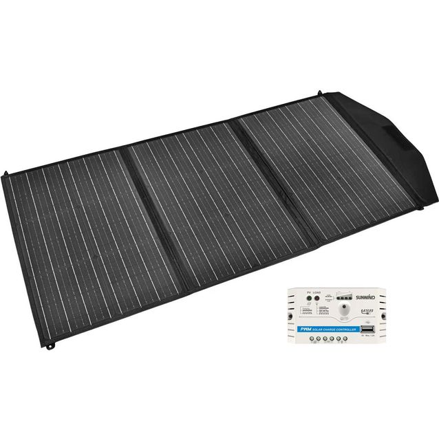 Aurinkopaneeli Sunwind Solveig Fold Caravan/Vene 135W sis. Säädin