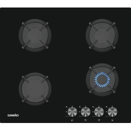 Kaasuliesitaso Sunwind Chef 60cm musta