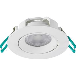 Alasvalo Sylvania SylSpot Neos, Ø87mm, upotettava, 3000K, 4.8W, 400lm, valkoinen, 10kpl pakkaus
