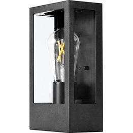 Ulkoseinävalaisin Sylvania SylWall Lumina, 130x115mm, E27, 15W, IP54, musta