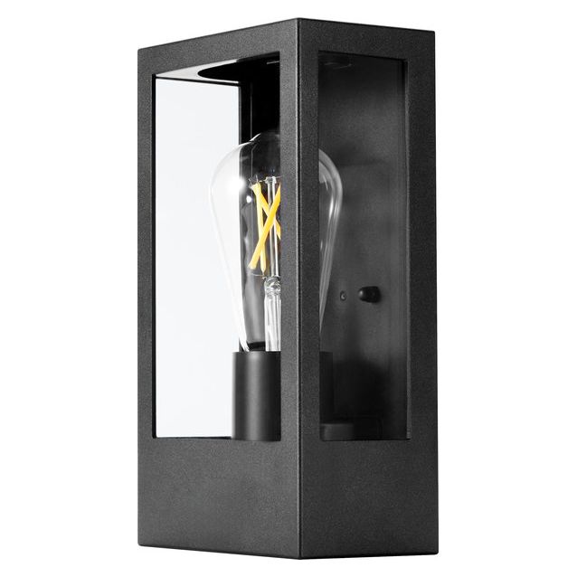 Ulkoseinävalaisin Sylvania SylWall Lumina, 130x115mm, E27, 15W, IP54, musta