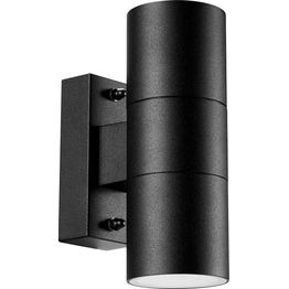 Ulkoseinävalaisin Sylvania SylWall, 108x60mm, LED GU10, 2x35W, IP54, musta