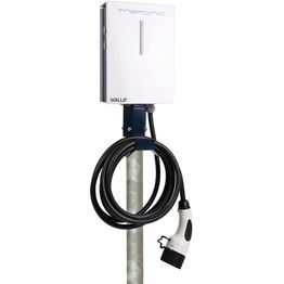 Sähköauton latausasema Walle16A Type2 11 kW tolppa-asenteinen