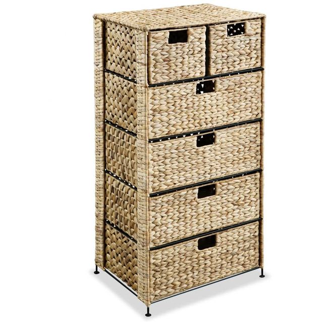 Säilytyskaappi 6 korilla 47x37x100 cm vesihyasintti_1