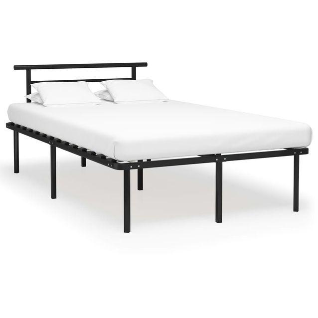 Sängynrunko 120x200cm musta metalli_1