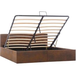 Sängynrunko harmaa ja valkoinen metalli 100x200 cm