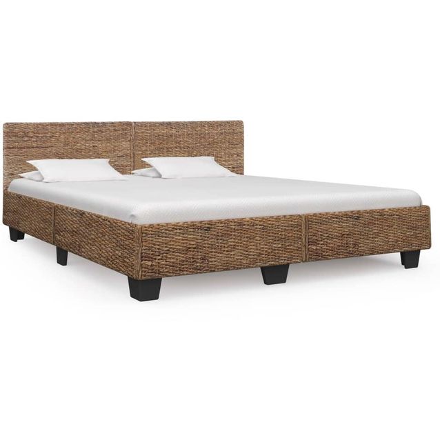 Sängynrunko luonnollinen rottinki 180x200 cm_1