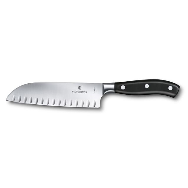 Santoku kokkiveitsi Victorinox Grand Maître 17cm musta