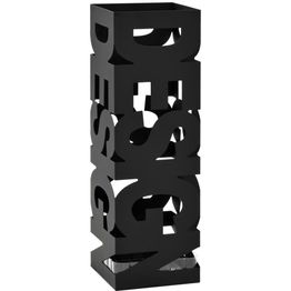 Sateenvarjoteline design teräs musta