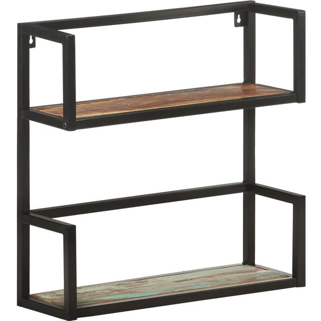 Seinähylly 60x20x60 cm kierrätetty täyspuu_1