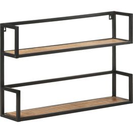 Seinähylly 80x20x60 cm karkea mangopuu