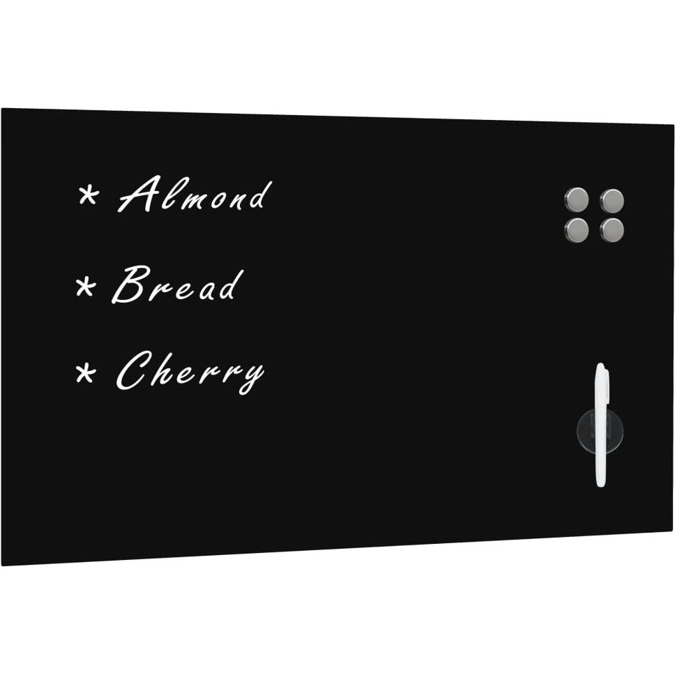 Seinäkiinnitteinen magneettinen tussitaulu lasi 100x60cm