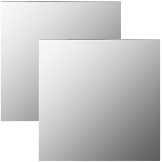 Seinäpeilit 2 kpl 60x60 cm neliö lasi_1