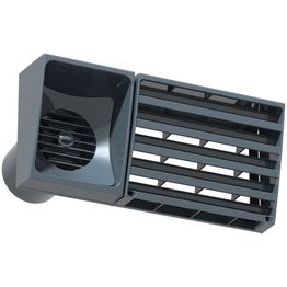 Seinäpuhallus- ja ilmanottolaite Vallox out/in Vario harmaa