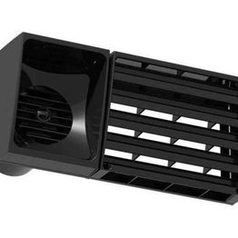 Seinäpuhallus- ja ilmanottolaite Vallox out/in Vario musta