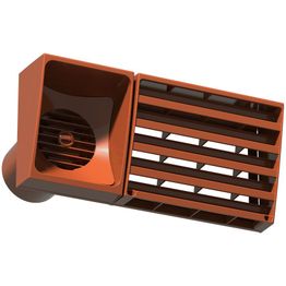 Seinäpuhallus- ja ilmanottolaite Vallox out/in Vario tiilenpunainen