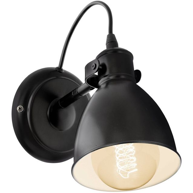 Seinävalaisin Eglo Priddy E27 musta