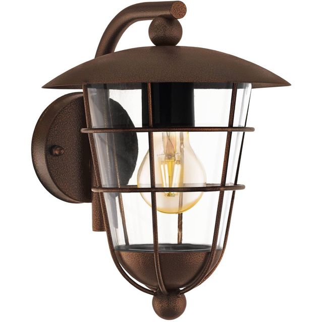 Seinävalaisin Eglo Pulfero 1 E27 ruskea