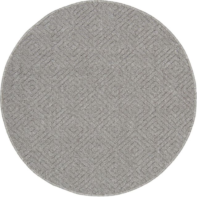 Pyöreä matto ihankotona Selja Ø100cm harmaa