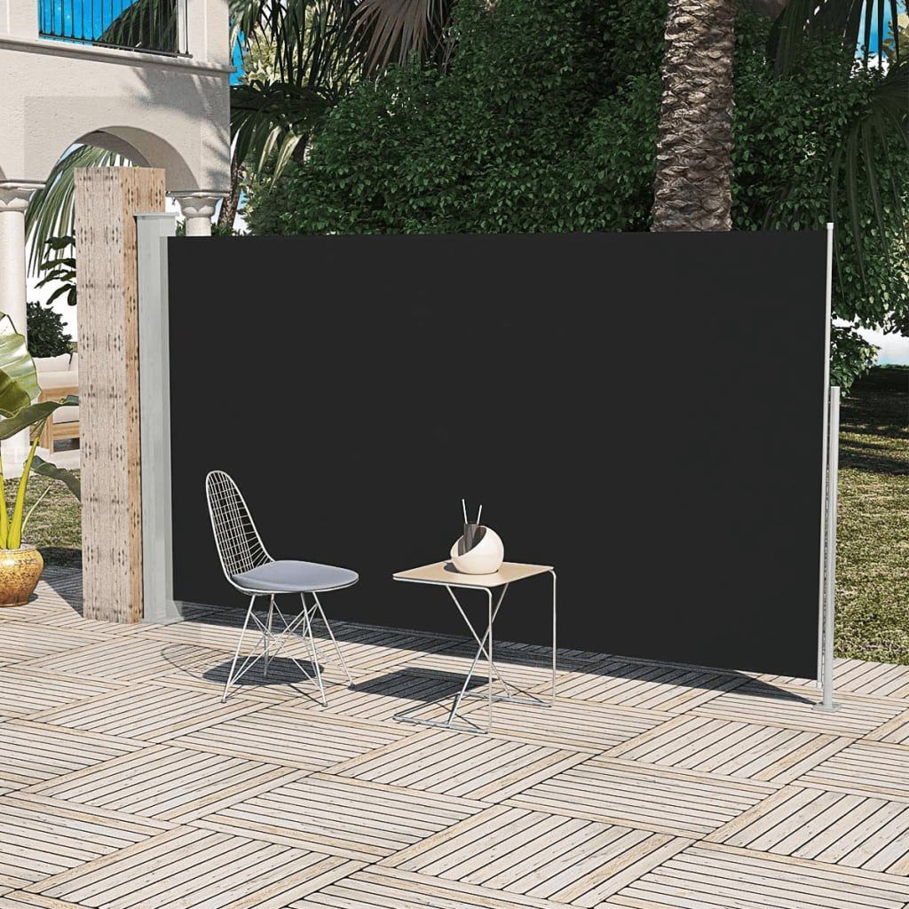 Sivumarkiisi terassille 160 x 300 cm musta
