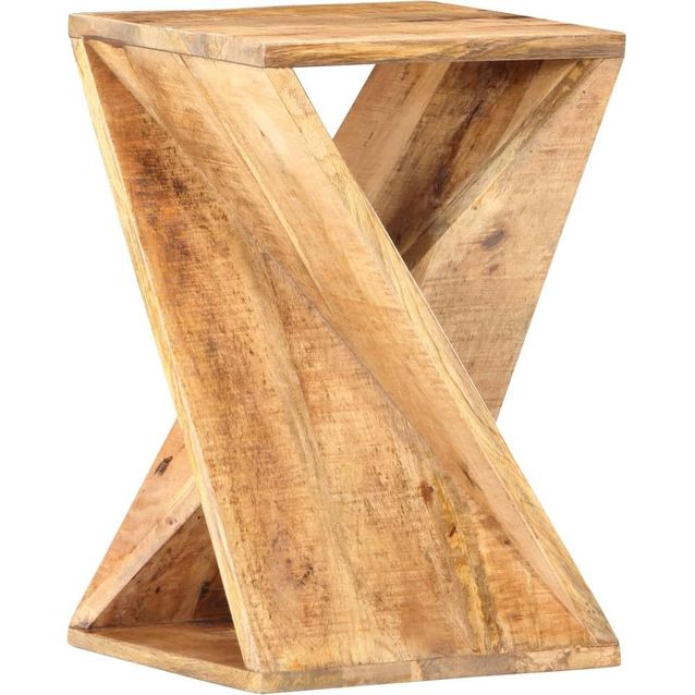 Sivupöytä 35x35x55 cm täysi mangopuu_1