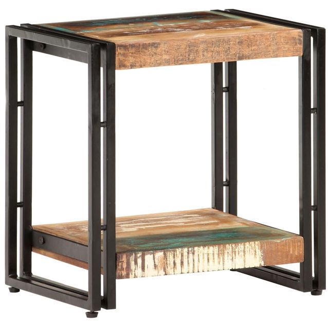 Sivupöytä 40x30x40 cm kierrätetty täyspuu_1