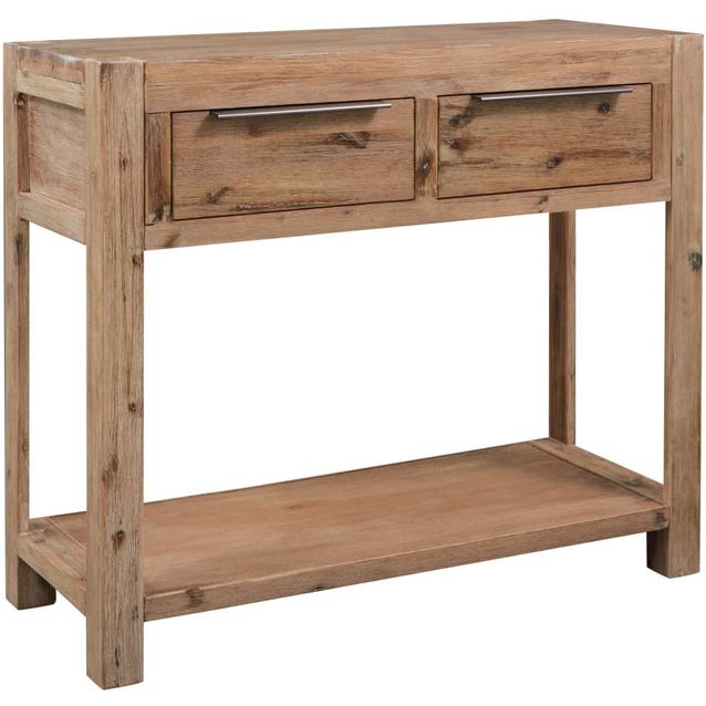 Sivupöytä 82x33x73 cm täysi akaasiapuu_1