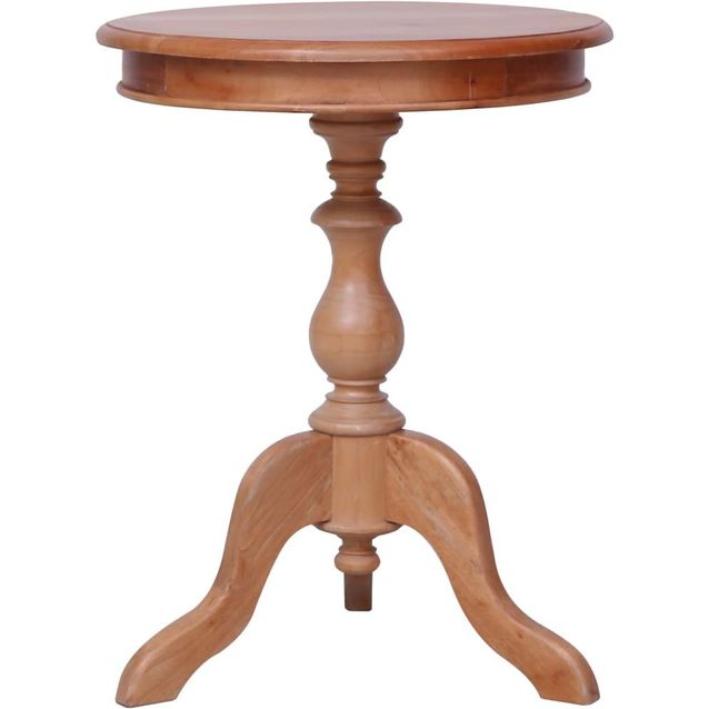 Sivupöytä luonnollinen 50x50x65 cm täysi mahonki_1