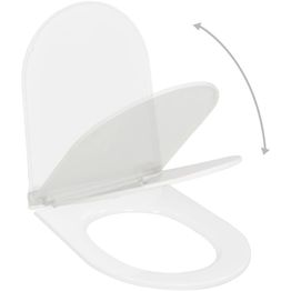 WC-istuimen kansi soft-close valkoinen pikakiinnityksellä