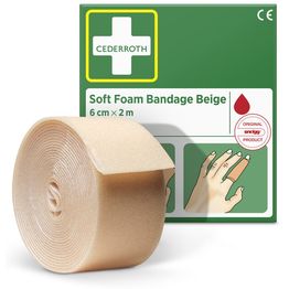 Soft Foam -laastari Cederroth beige 6 cm x 2 m