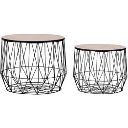 Sohvapöytä 2 kpl musta