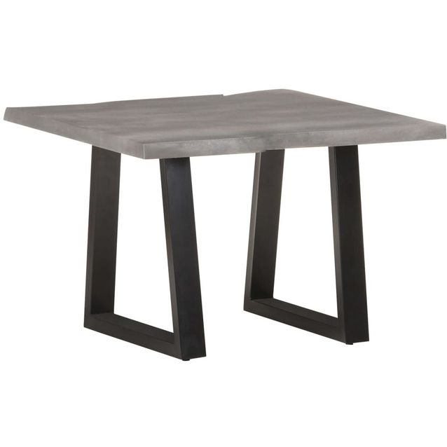 Sohvapöytä elävät reunat 60x60x40 cm täysi akaasiapuu_1