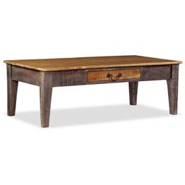 Sohvapöytä vintagetyyli puu 118x60x40 cm