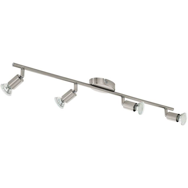 LED-Spottivalaisin Eglo Buzz, 4-osainen, GU10, harjattu teräs