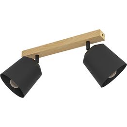 Spottivalaisin Eglo Cotorro 2-osainen 54x14,5cm musta/puu