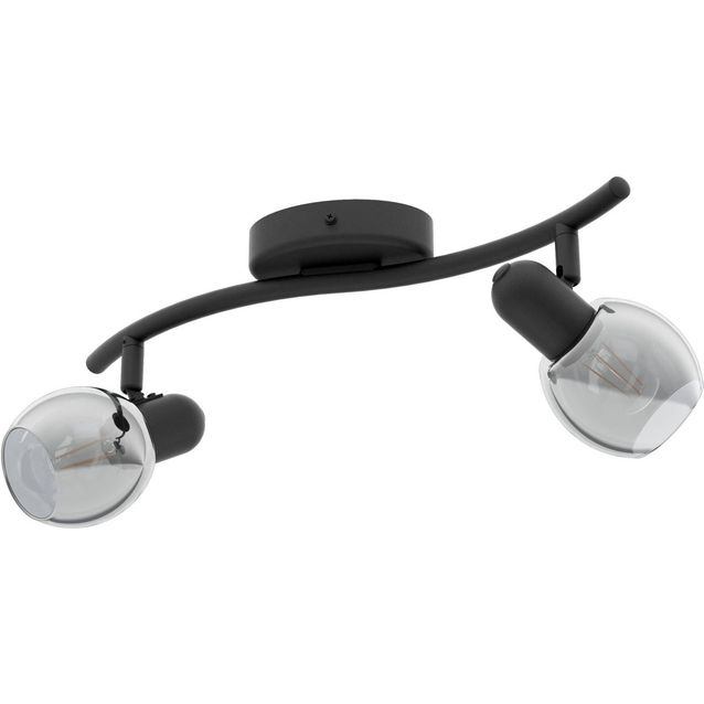 Spottivalaisin Eglo Pollica 2-osainen musta