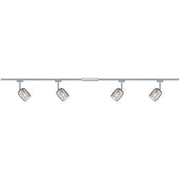 Spottivalaisin kiskoon Paulmann URail Blossom 4-osainen G9 kromi/savulasi