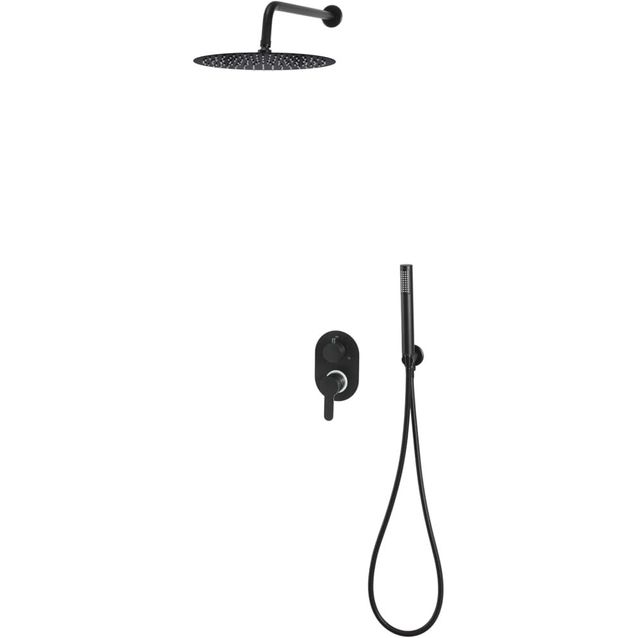 Suihkujärjestelmä 201 ruostumaton teräs musta