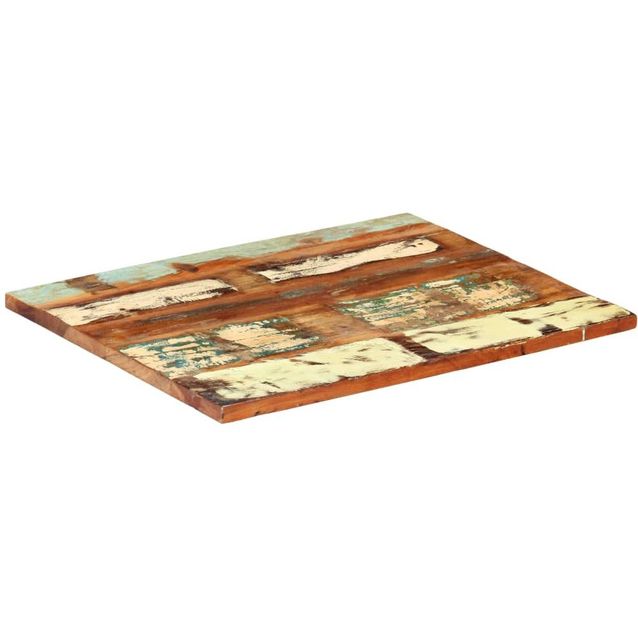 Suorakulmainen pöytälevy 60x70cm 25-27mm täysi kierrätyspuu_1