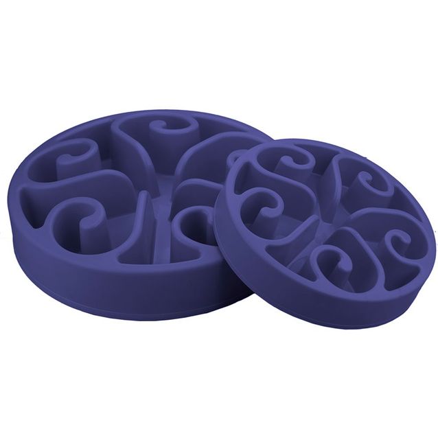 Syömistä hidastava kuppi Eat Slow Live Longer sininen